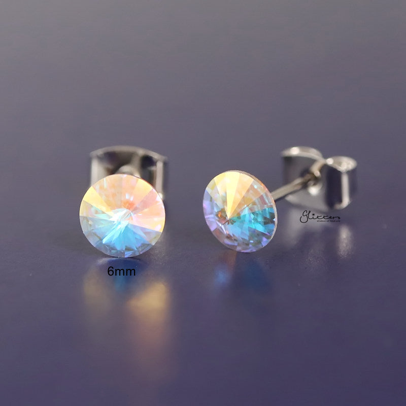 Aurora borealis clearance stud earrings