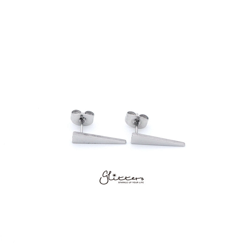 Stainless Steel Men's Long Spike Stud Earrings-Silver | Gold | Black-earrings, Jewellery, Men's Earrings, Men's Jewellery, Stainless Steel, Stud Earrings-er1438-1-Glitters
