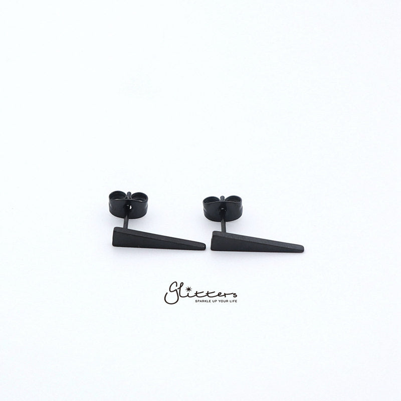 Stainless Steel Men's Long Spike Stud Earrings-Silver | Gold | Black-earrings, Jewellery, Men's Earrings, Men's Jewellery, Stainless Steel, Stud Earrings-er1438-2-Glitters