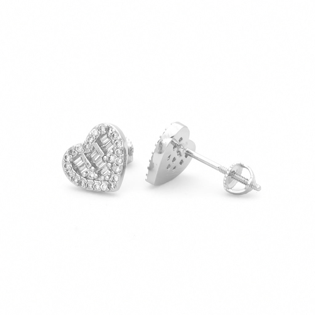 CZ Paved Iced Heart Stud Earrings-Cubic Zirconia, earrings, Hip Hop Earrings, Iced Out, Jewellery, Men's Earrings, Men's Jewellery, Stud Earrings, Women's Earrings, Women's Jewellery-er1552-s_800-Glitters