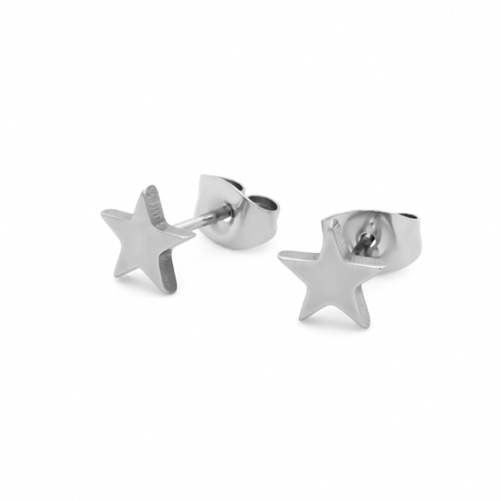 Surgical steel sale star earrings