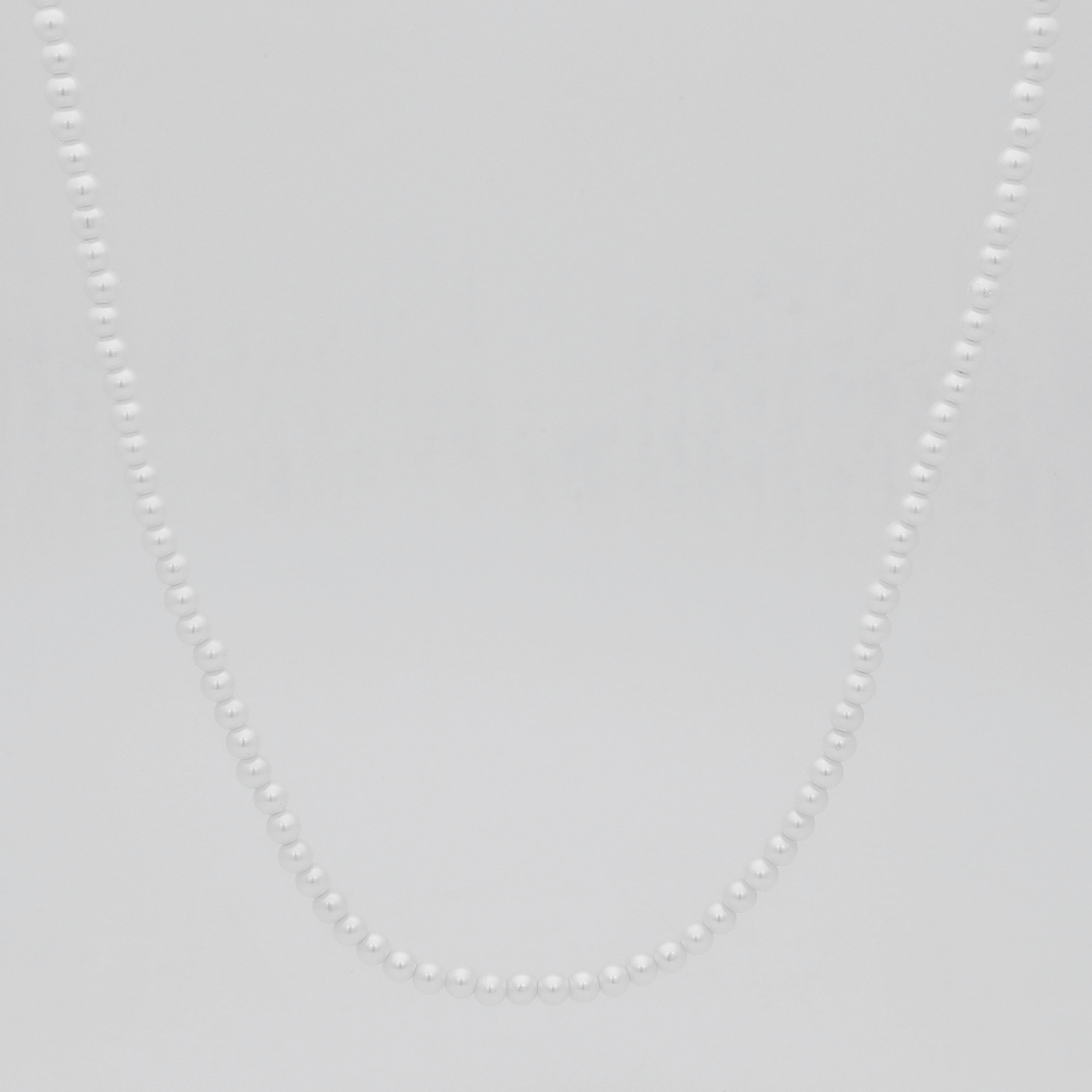 4mm Shell Pearls Chain Necklaces-Necklaces-3-Glitters