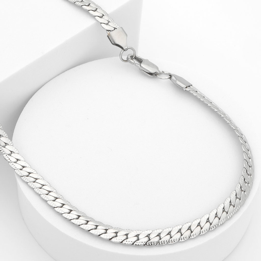 Stainless Steel 6mm Pattern Link Chain Necklace-Chain Necklaces, Jewellery, Men's Chain, Men's Jewellery, Men's Necklace, Necklaces, New, Stainless Steel, Stainless Steel Chain-sc0104-1_1-Glitters