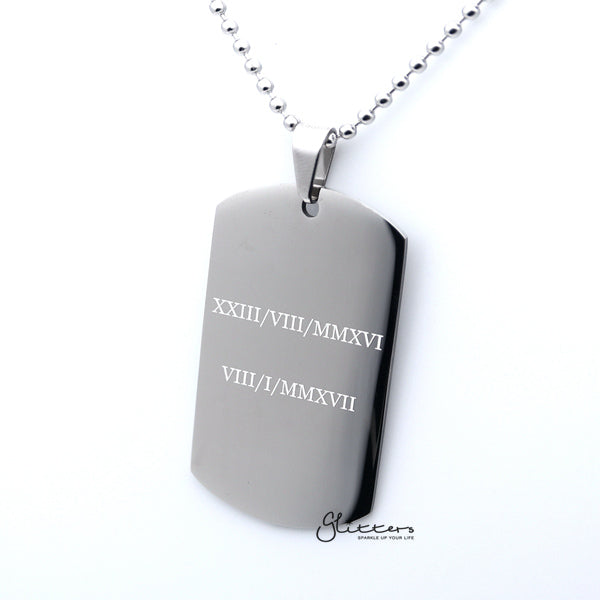 Sterling silver hotsell dog tags engraved