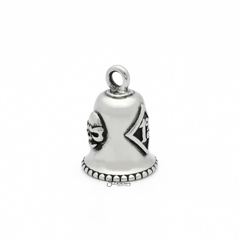 1% ER Stainless Steel Bell Pendant - Silver-Jewellery, Men's Jewellery, Men's Necklace, Necklaces, Pendants, Stainless Steel, Stainless Steel Pendant-sp0292-S4_1-Glitters
