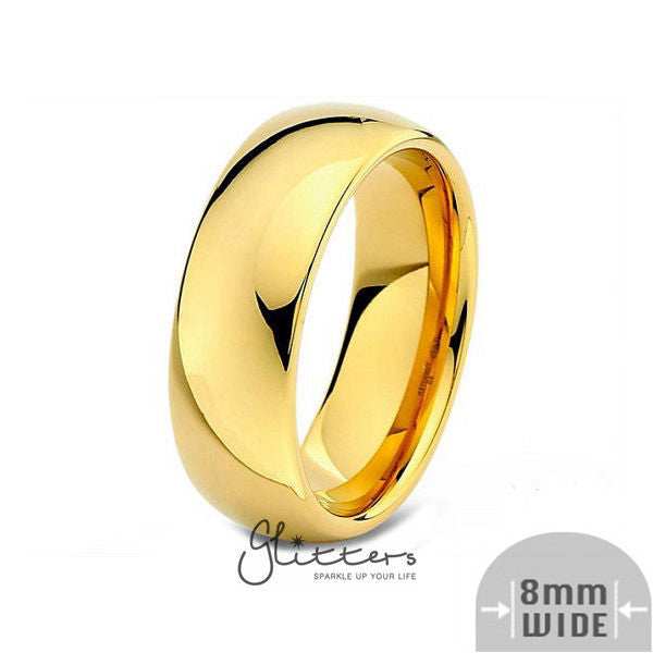 5mm Unisex Matte Gold Wedding Band Ring | Berlinger Jewelry