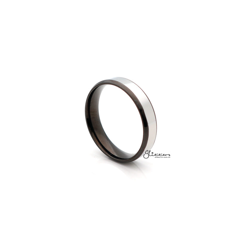 6mm Wide Stainless Steel Black 2-Tone Polished Center Band Ring-Jewellery, Men's Jewellery, Men's Rings, Rings, Stainless Steel, Stainless Steel Rings-sr0147_1__800-Glitters