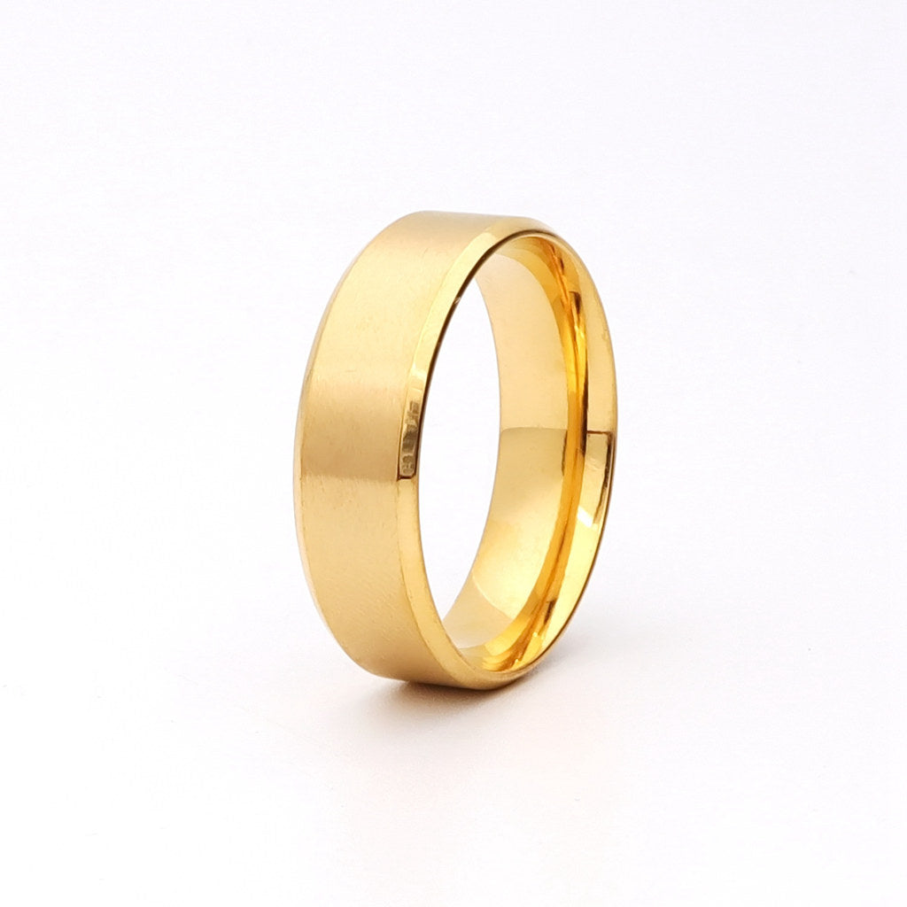 8mm 18k gold wedding on sale band