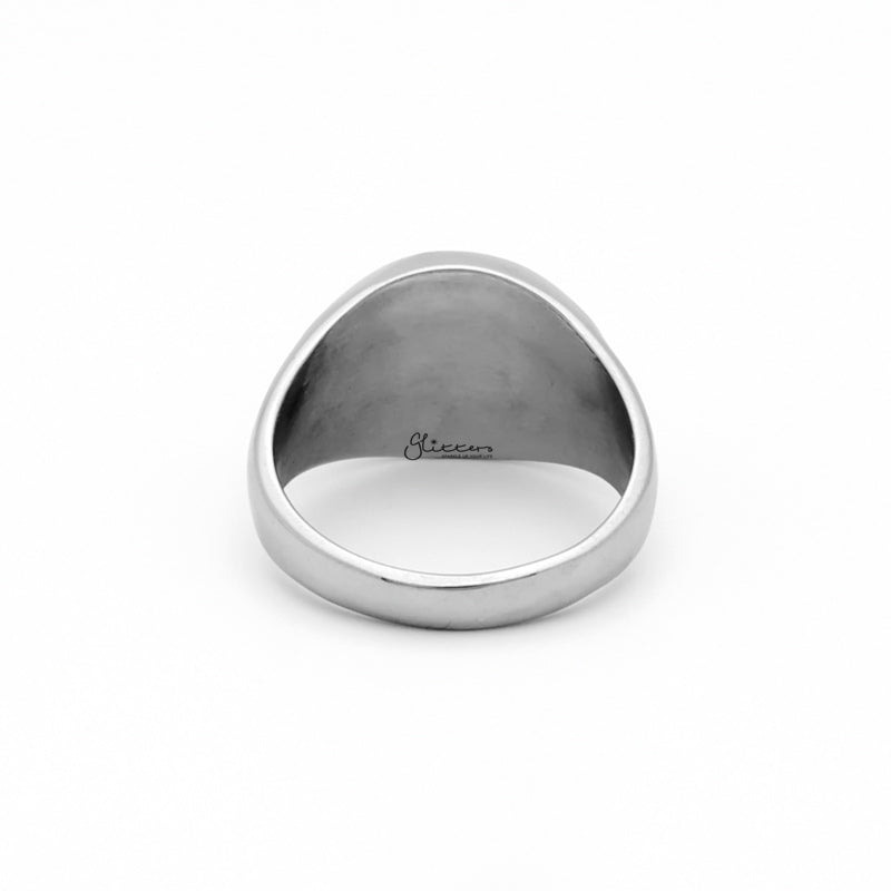 Valknut Stainless Steel Ring with Helm of Awe Symbol-Jewellery, Men's Jewellery, Men's Rings, Rings, Stainless Steel, Stainless Steel Rings-sr0298-4_1-Glitters