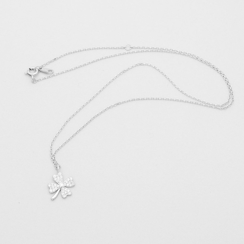 Clover Necklace 24K Gold Celtic Minimalist Necklace Shamrock Jewelry Good  Luck Charm 4 Leaf Clover Graduation Gift Bridal Shower Gift - Etsy