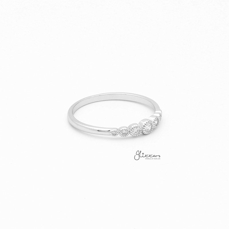 Sterling Silver Round CZ Ring-Cubic Zirconia, Jewellery, Rings, Sterling Silver Rings, Women's Jewellery, Women's Rings-ssr0056-3_800-Glitters